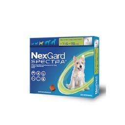 NEXGARD DOG SPECTRA 07,6-15 KG