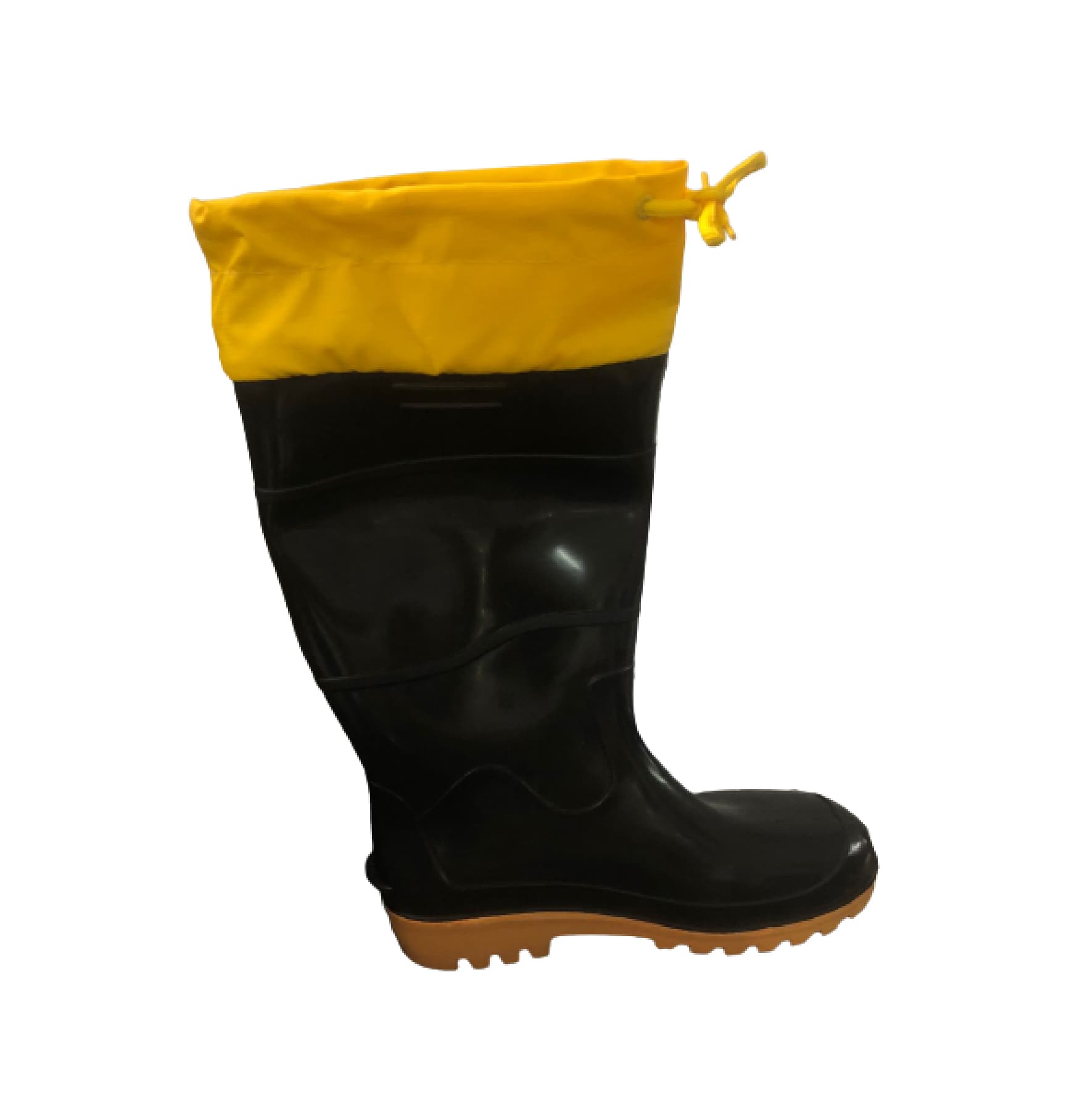 ZAPATO DE GOMA SUELA AMARILLO CAÑO LARGO WORKFLEX