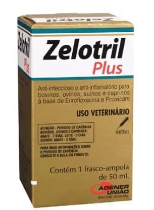 ZELOTRIL PLUS ENROFLOXACINA+PIROXICAM INYECTABLE 100ML