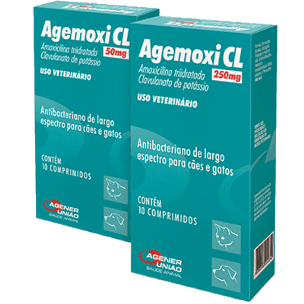 AGEMOXI CL AMOXICILINA + CLAVULANATO DE POTASIO