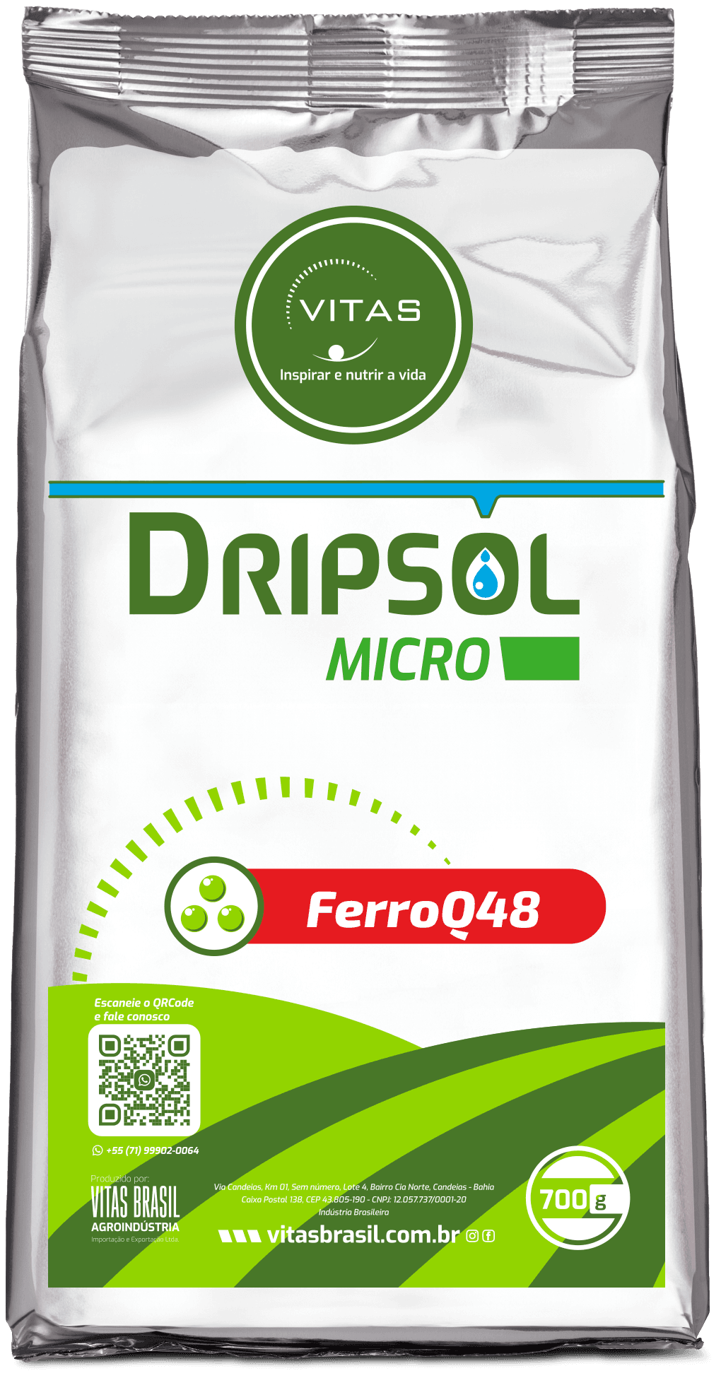 SQM DRIPSOL MICRO FERRO Q48 700 GR