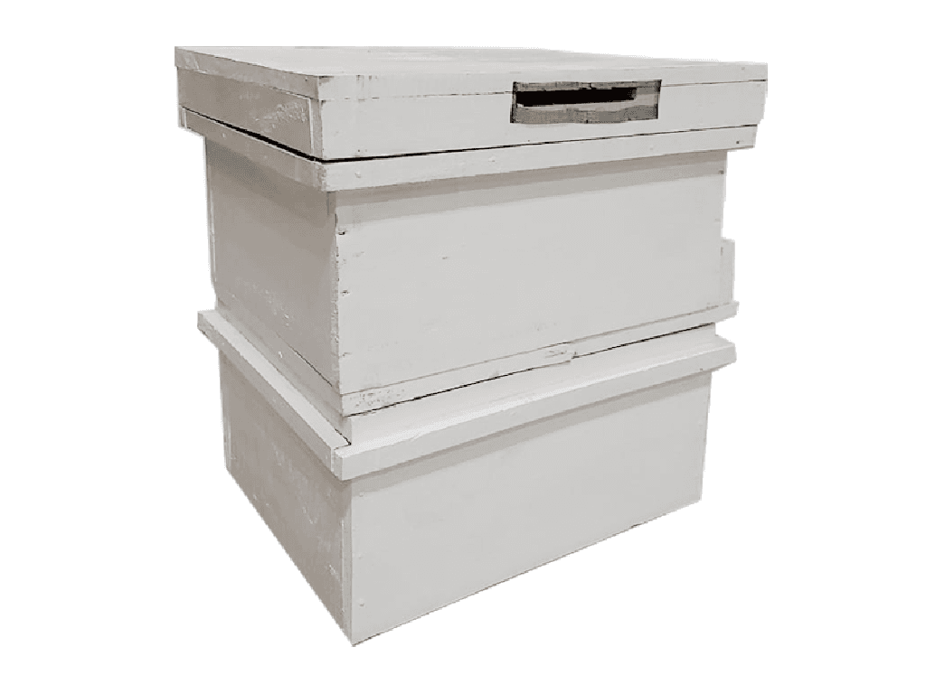 APICULTURA CAJA PARA ABEJAS NACIONAL COMPLETO DOBLE