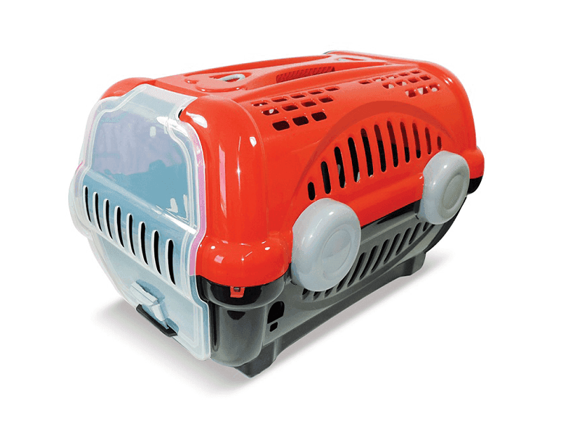 CAJA DE TRANSPORTE LUJO FURACAOPET N°2 ROJO