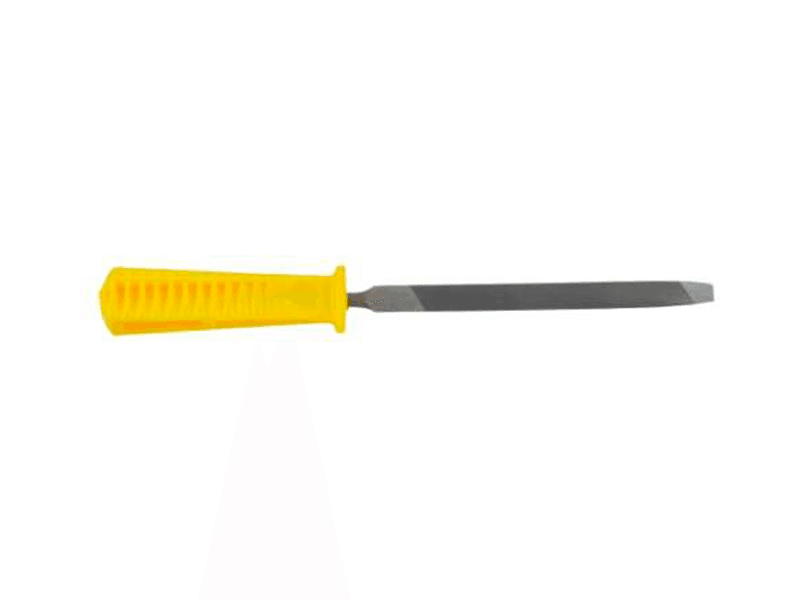 LIMA TRIANGULO CORNETA CON MANGO 6"