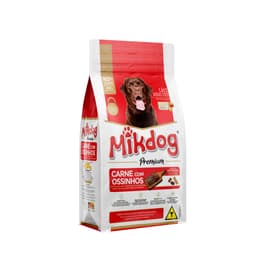 BALANCEADO MIKDOG PREMIUM CARNE CON HUESO ADULTO 22% 1KG