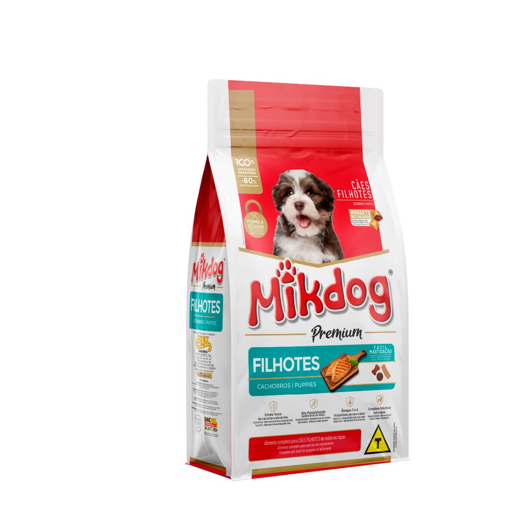 BALANCEADO MIKDOG PREMIUM POLLO CACHORRO 28% 1KG