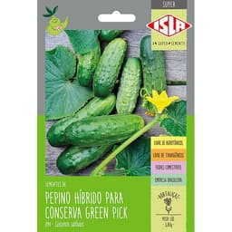 SEMILLA GOLDEN SUPER PEPINO GREEN PICK (TIPO CAIPIRA) 3.8 GR ISLA 