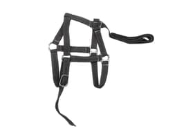 CABRESTO CABALLO - NYLON ROJO/NEGRO