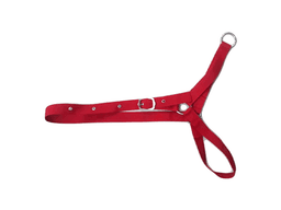 CABRESTO CABALLO - NYLON ROJO INOX