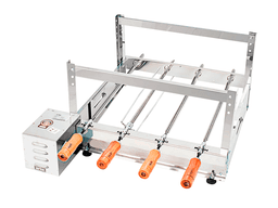 CHURRASQUERA ROT.MOD.GBI 04 ESPETOS LARG.506MM