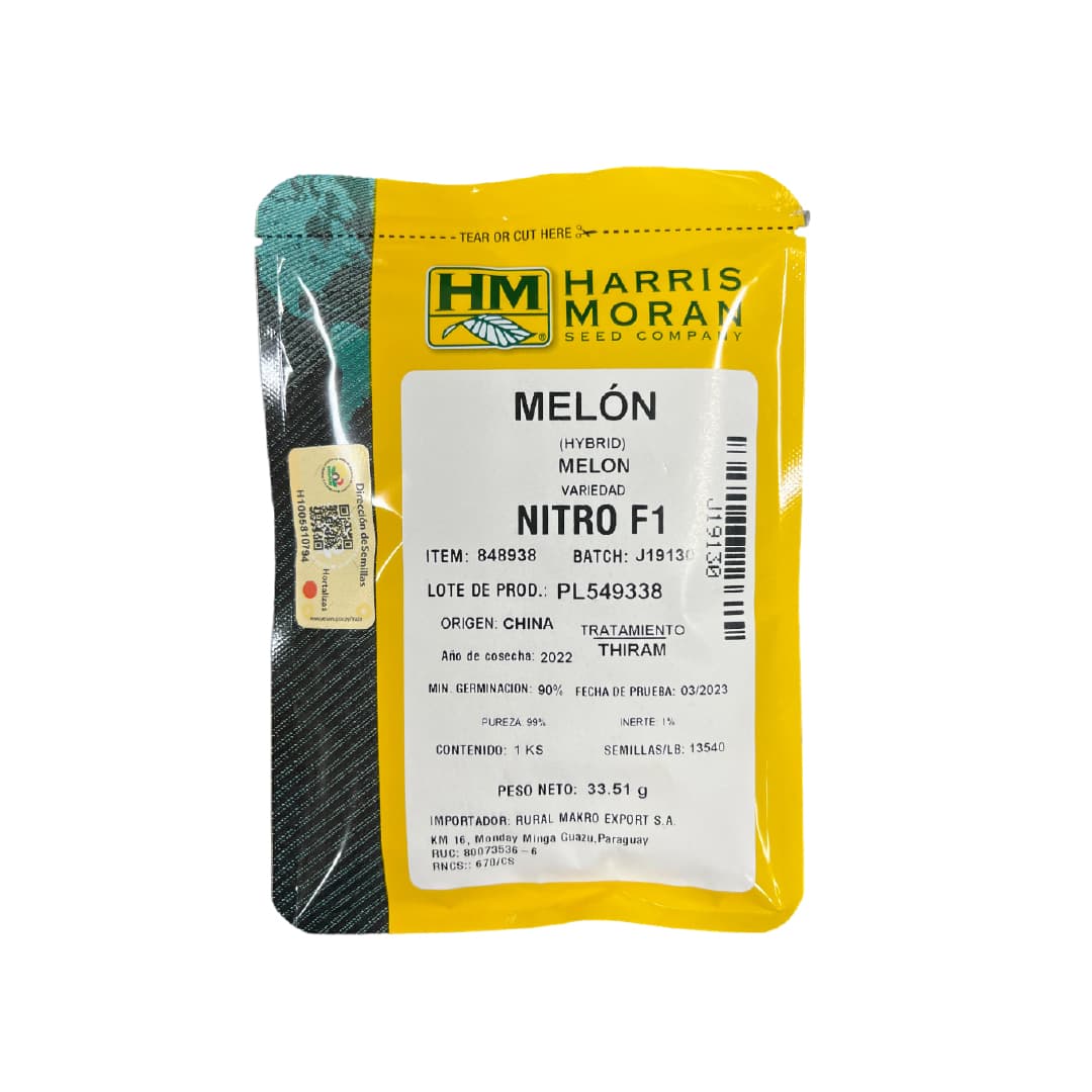 SEMILLA HIBRIDA MELON NITRO F1 1.000 SEMILLAS HM CLAUSE