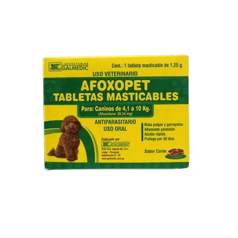AFOXOPET 4.1 A 10 KG 1 COMPRIMIDO