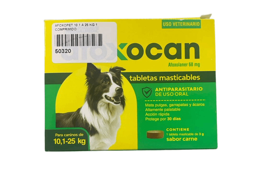 AFOXCAN 10.1 A 25 KG 1 COMPRIMIDO