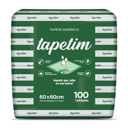 TAPETE HIGIENICO TAPETIM 60X60CM - 100UN