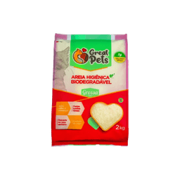 ARENA PARA GATOS HIGIENICA BIODEGRADABLE 2KG GRUESA