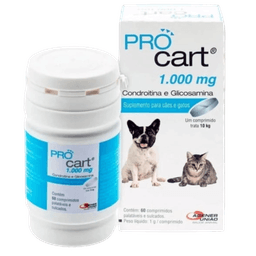 PRO CART 25 CONDROITINA Y GLUCOSAMINA 1.000MG 60 COMPRIMIDOS