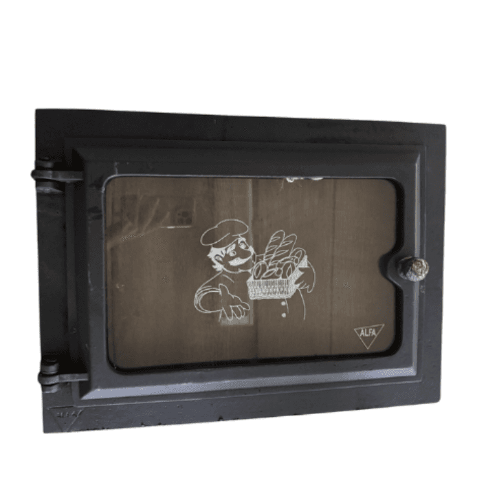 TAPA P/ HORNO GRANDE CON VIDRIO ALFA