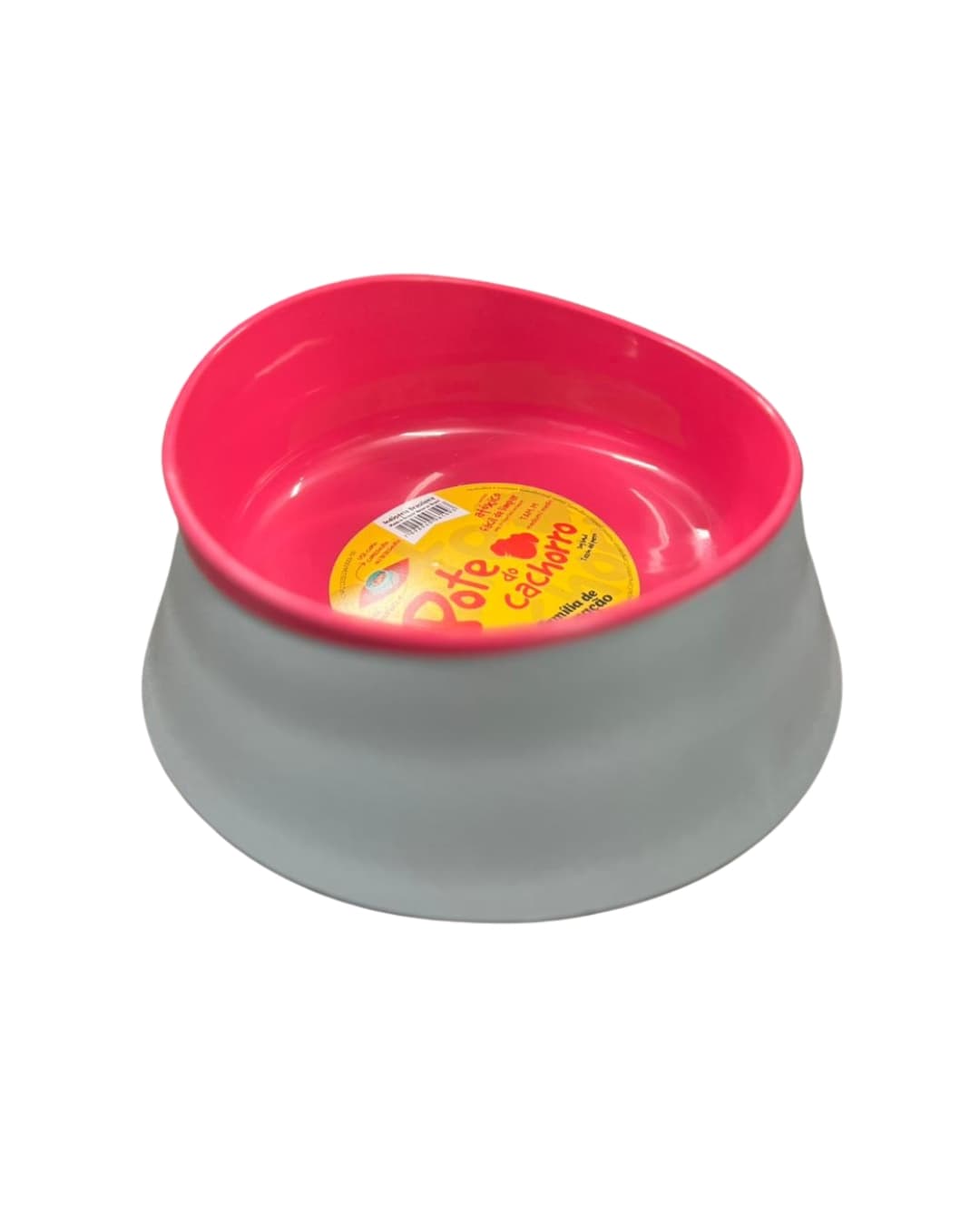 COMEDERO/BEBEDERO PERRO MEDIANO ROSA