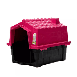 CASA PLASTICA P/PERRO ECO DOG HOUSE EVOLUTION Nº3 ROSA