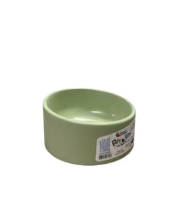 COMEDERO/BEBEDERO PERRO SLIM MEDIANO VERDE CLARO