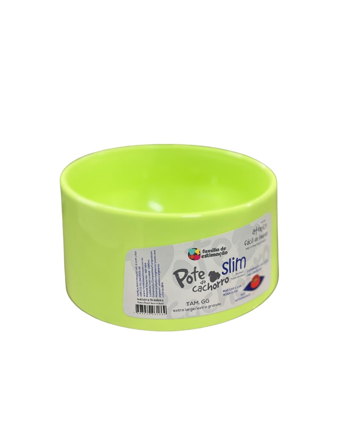 COMEDERO/BEBEDERO PERRO SLIM GG VERDE