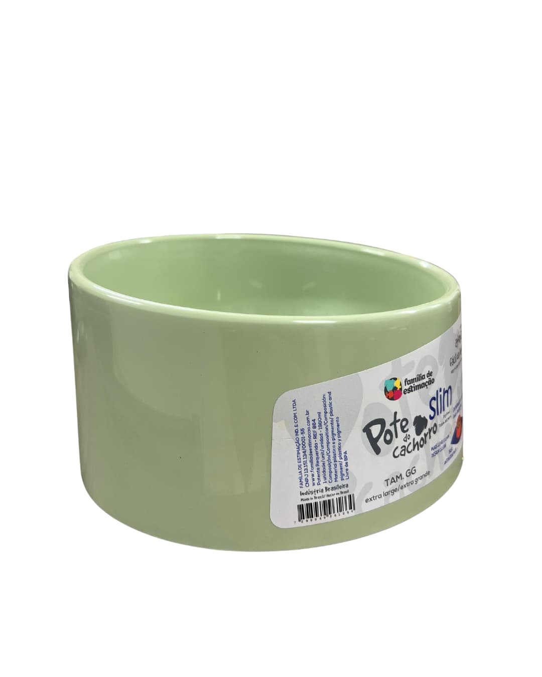 COMEDERO/BEBEDERO PERRO SLIM GG VERDE CLARO