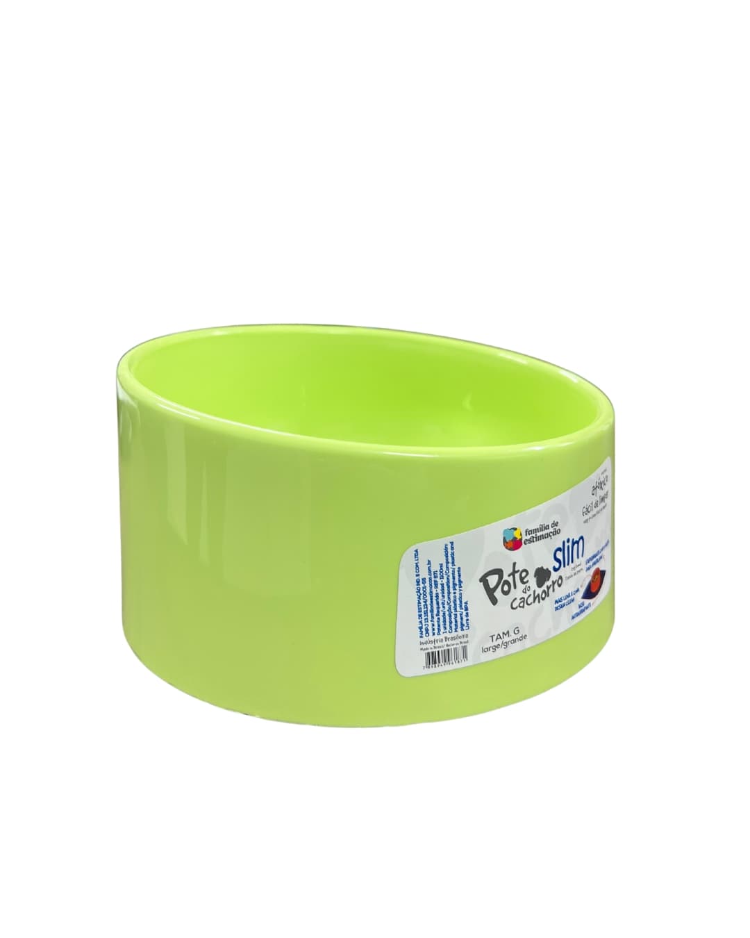 COMEDERO/BEBEDERO PERRO SLIM GRANDE VERDE