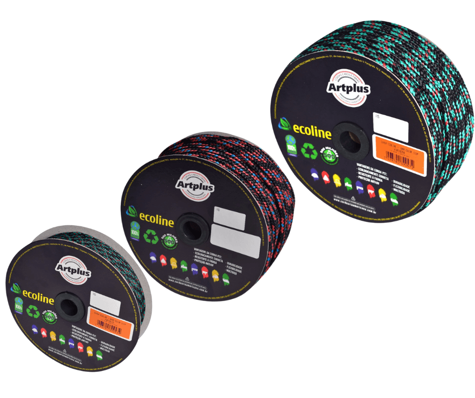 PIOLA PET COLORIDA 06MM 150MT ECOLINE