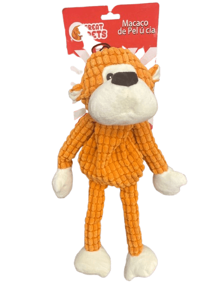 JUGUETE PELUCHE MONO 50CM NARANJA 