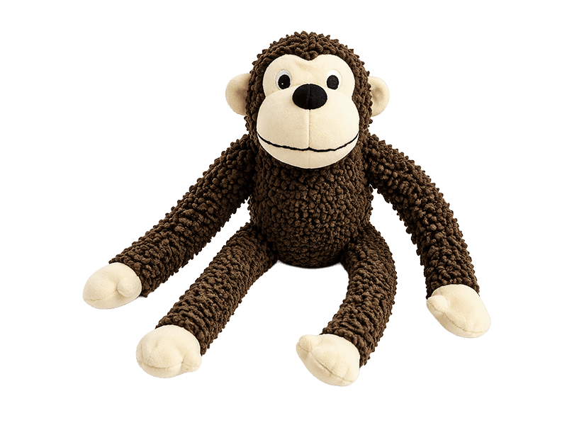 JUGUETE PELUCHE MONO MARRON