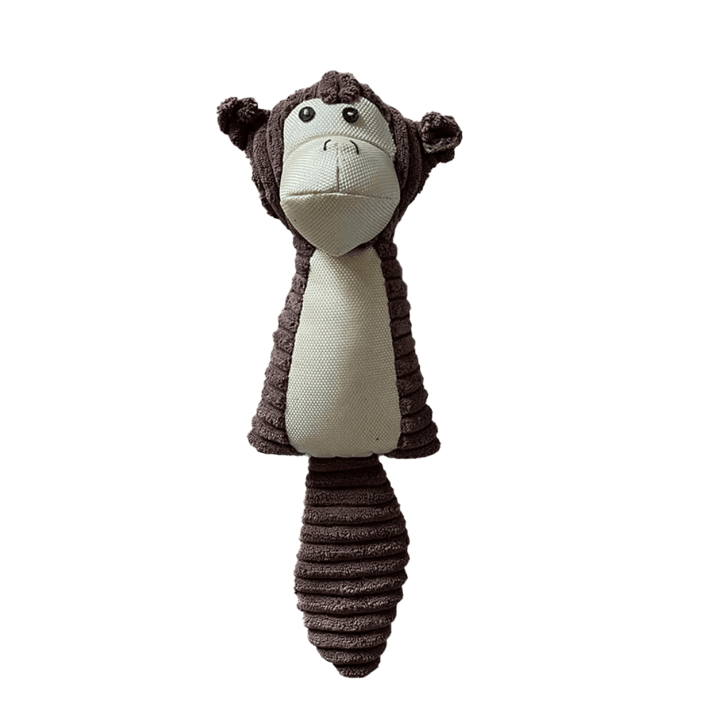 JUGUETE MORDEDOR RAPOSA MONO MARRON
