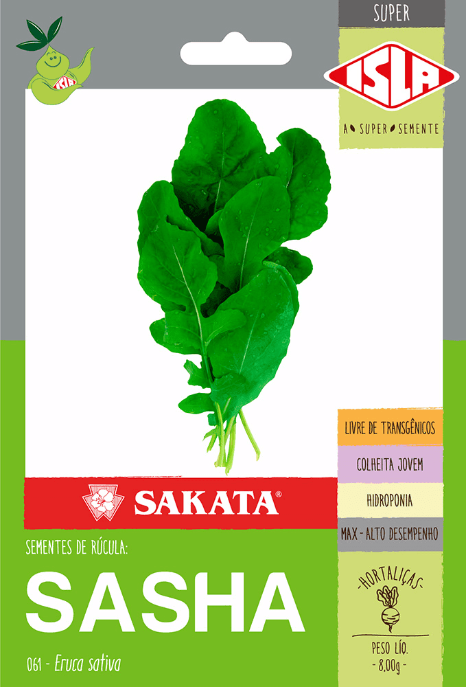 SEMILLA GOLDEN SUPER RUCULA SASHA 8GR SAKATA ISLA