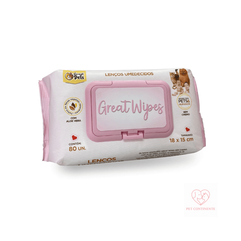 TOALLITAS HUMEDAS C/ 80 GREAT PETS