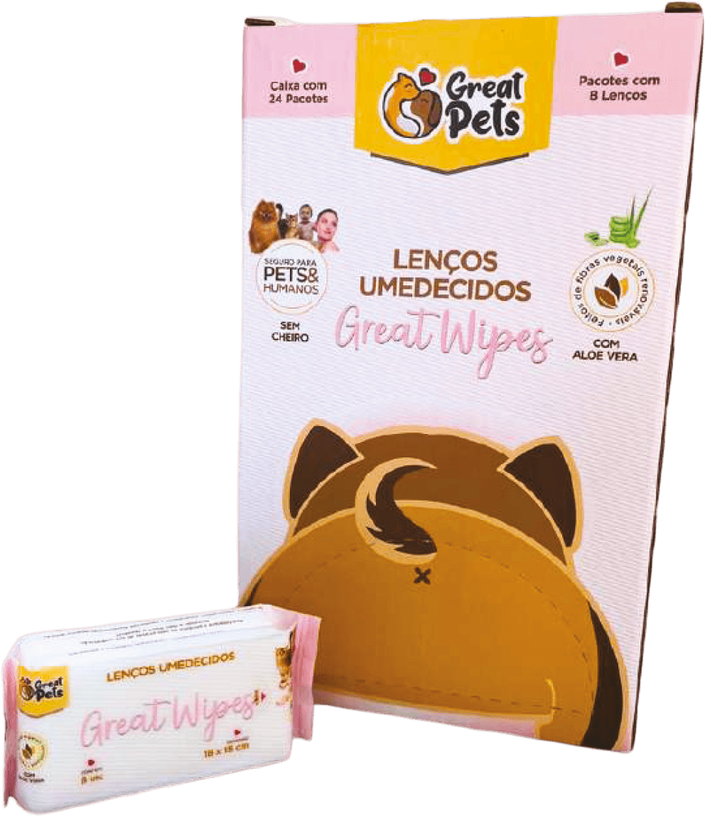 TOALLITAS HUMEDAS C/ 8 15X15CM GREAT PETS