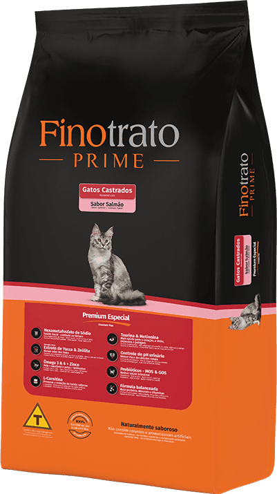BALANCEADO FINOTRATO PRIME GATO CASTRADO SALMON 3KG