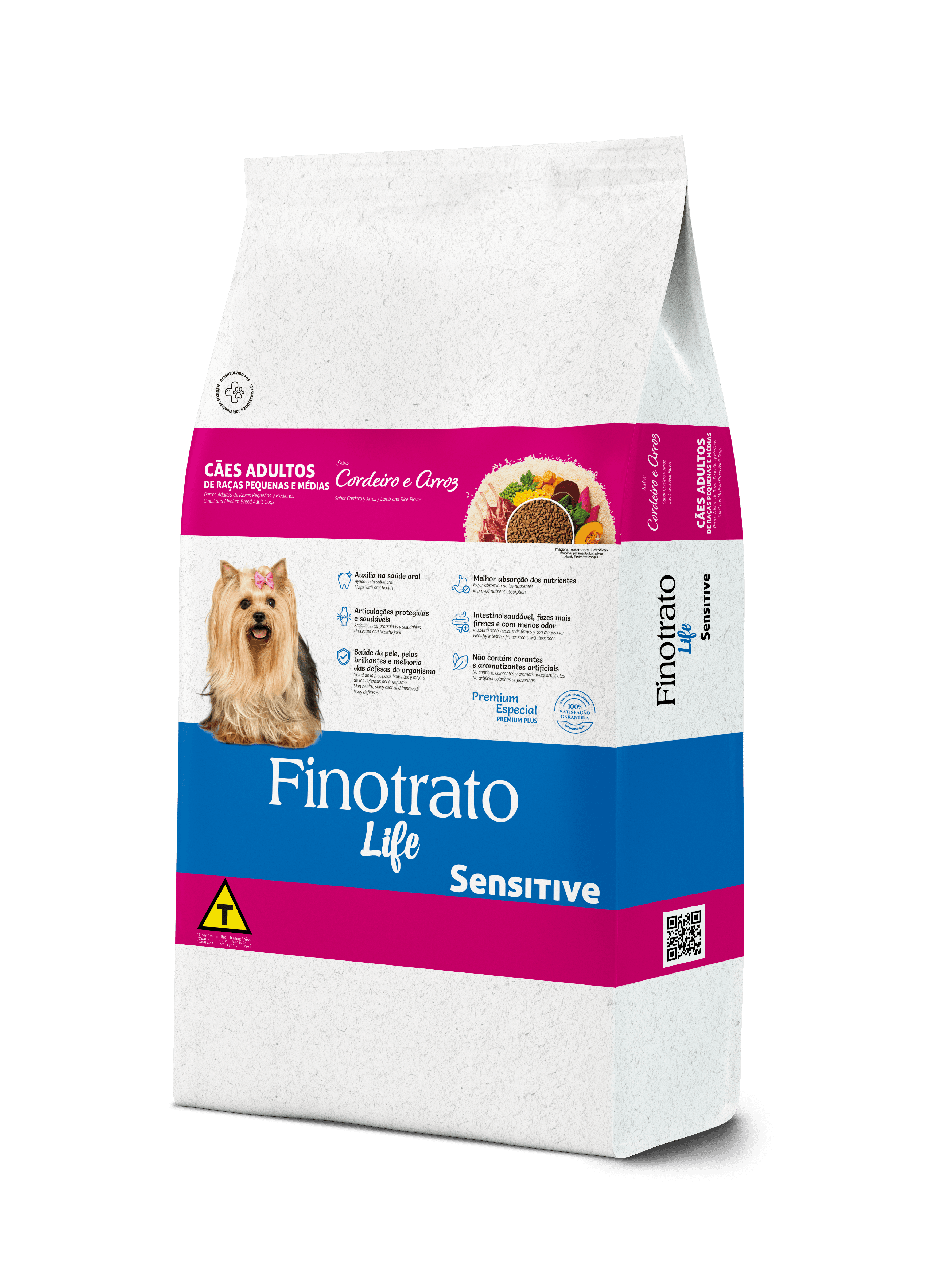 BALANCEADO FINOTRATO PRIME SENSITIVE ADULTO RAZAS PEQUEÑA Y MEDIO 10,1KG