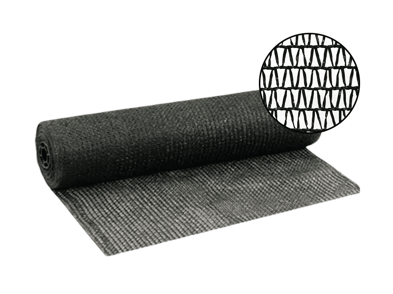 TELA SOMBRA RASCHEL NEGRA 35% 4,20MTS DE ANCHO POR 80MTS LARGO POLYTEX