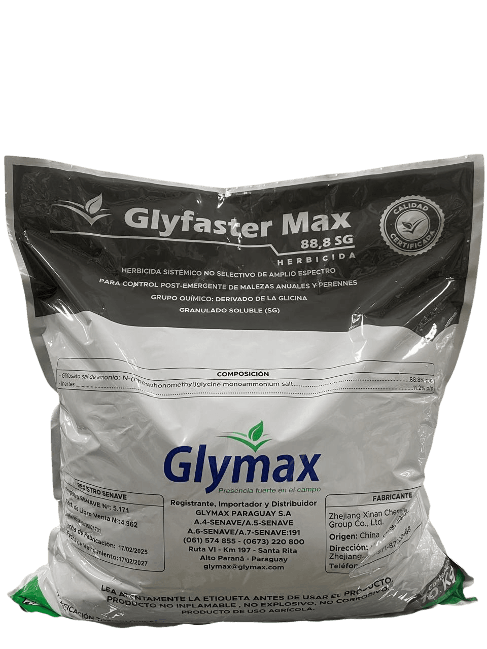 GLIFOSATO GLYFASTER MAX 88,8% 10KG
