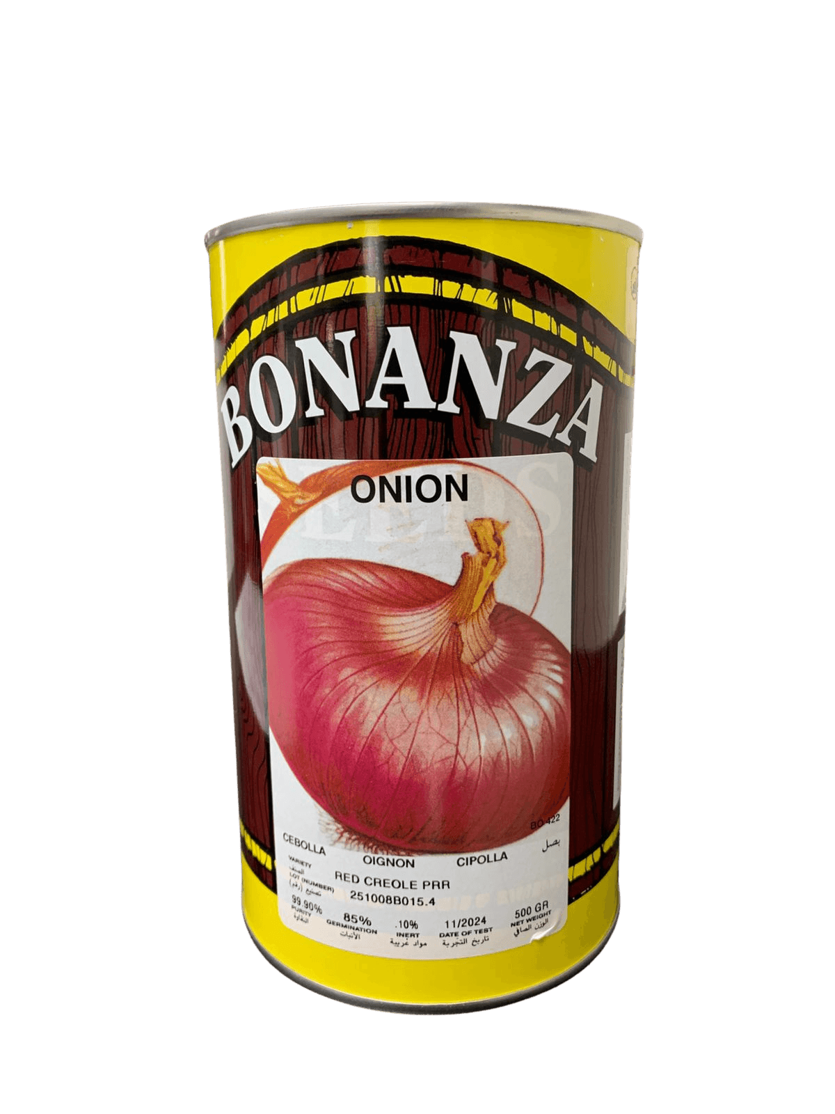 SEMILLA CEBOLLA RED CREOLE 500GR BONANZA