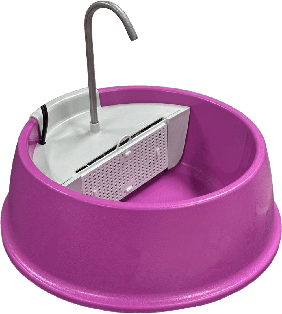 FUENTE BEBEDERO JOY FURACAOPET BIVOLT ROSA