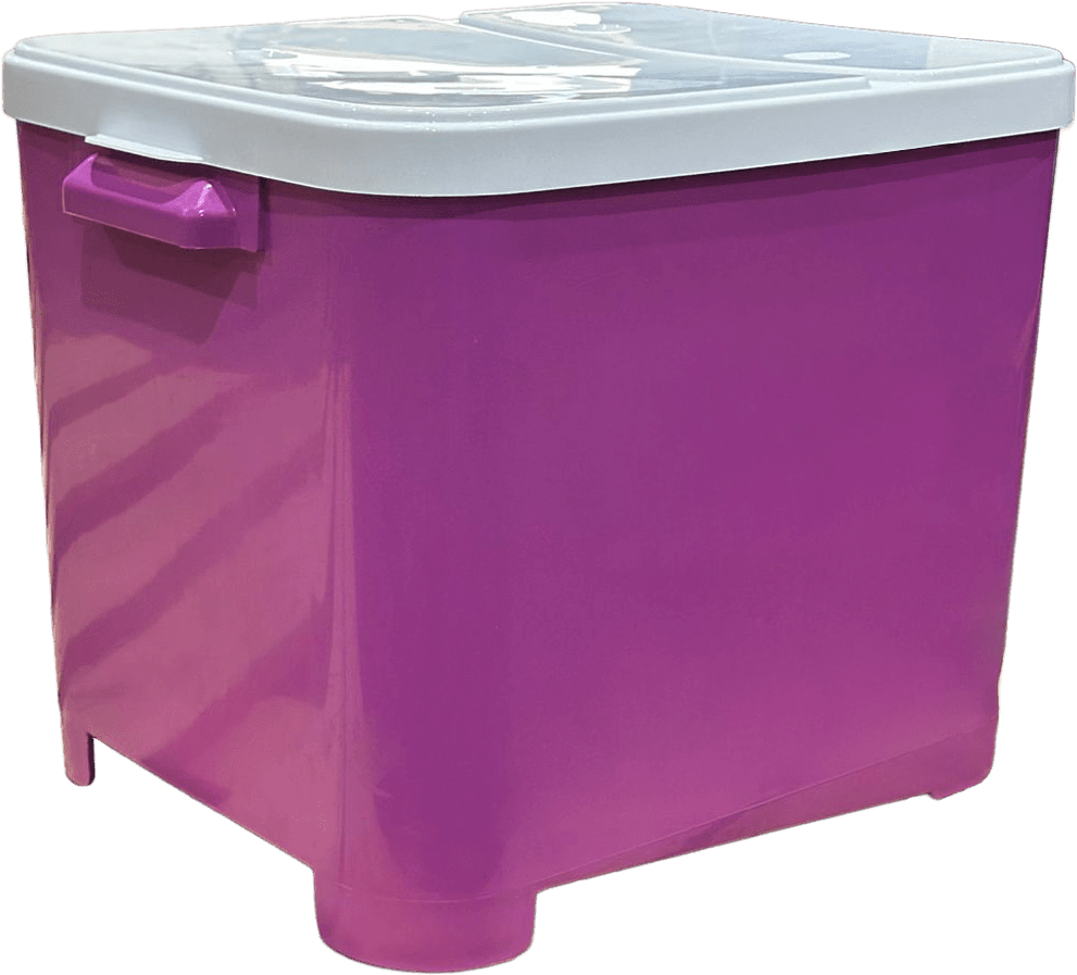 PORTA RACION CONTAINER 15KG ROSA