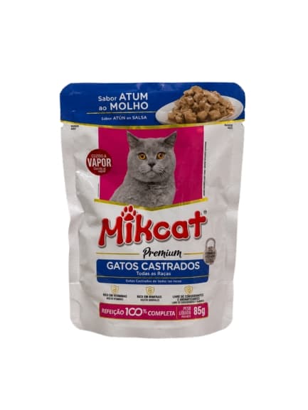 SACHET MIKCAT PREMIUM GATO CASTRADO ATUM 85GR
