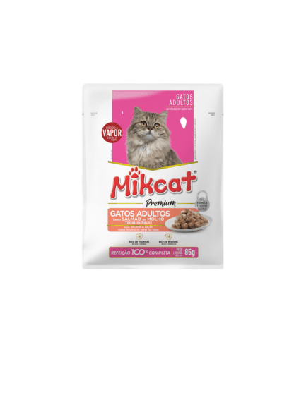 SACHET MIKCAT PREMIUM GATO ADULTO SALMON 85GR