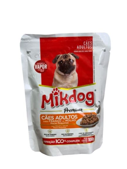 SACHET MIKDOG PREMIUM ADULTO RAZA PEQUEÑA POLLO 100GR
