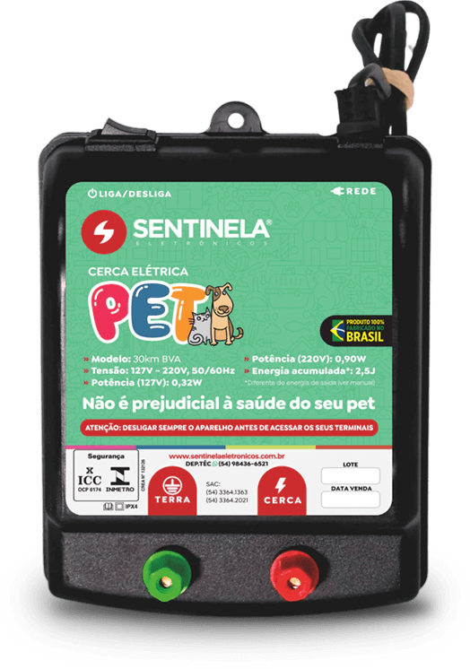 ELECTRIFICADOR SENTINELA PET MODELO 30.000