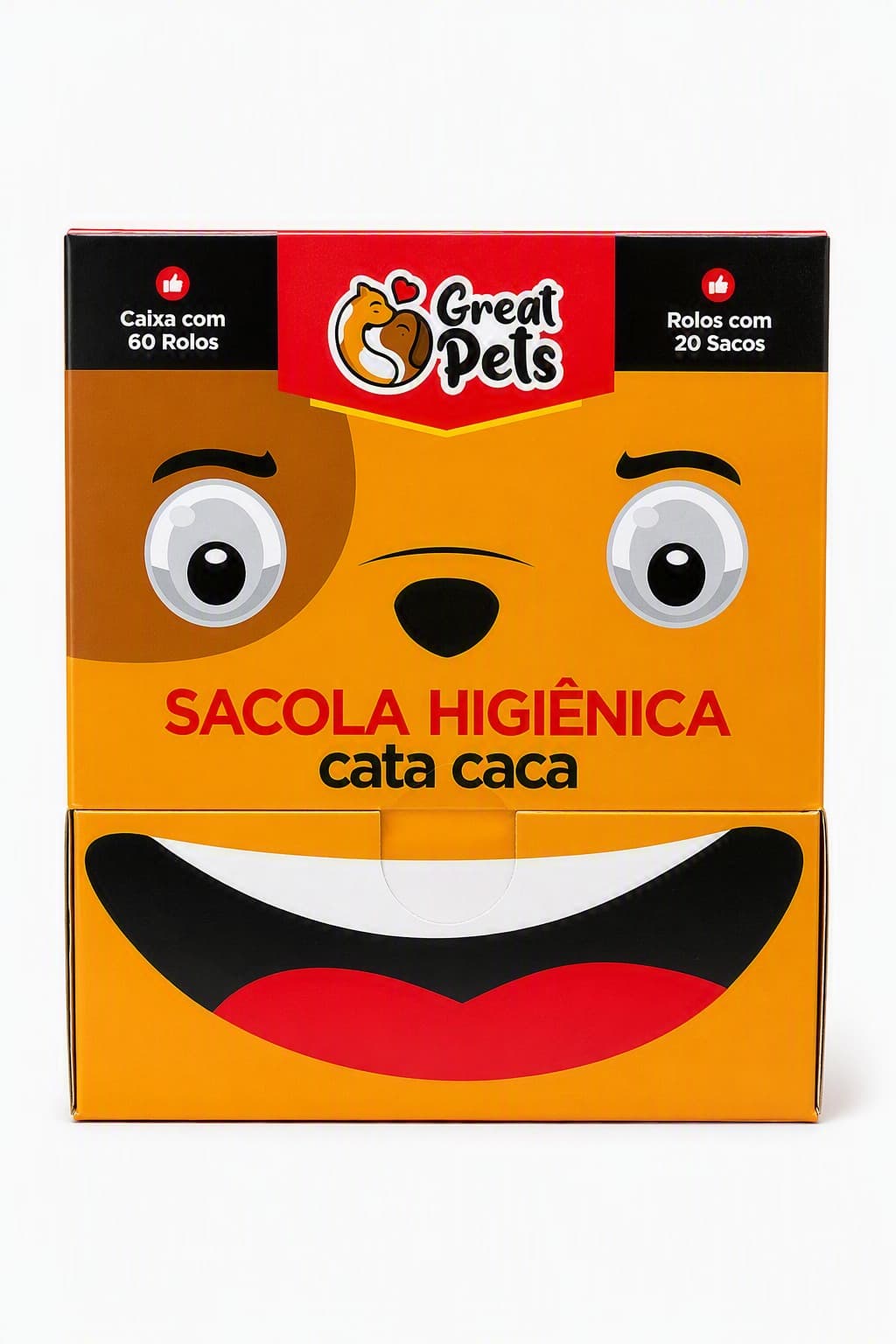 CAJA BOLSA SANITARIA C/60UNID GREAT PETS