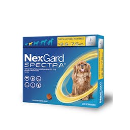 NEXGARD DOG SPECTRA 03,6-7,5 KG