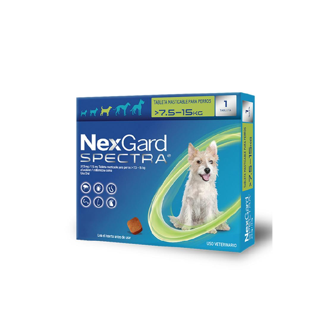 NEXGARD DOG SPECTRA 07,6-15 KG